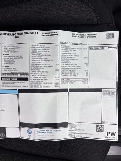 2024 Chevrolet Silverado 3500 HD Chassis Cab LT