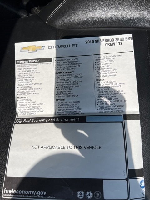 2019 Chevrolet Silverado 3500 HD LTZ