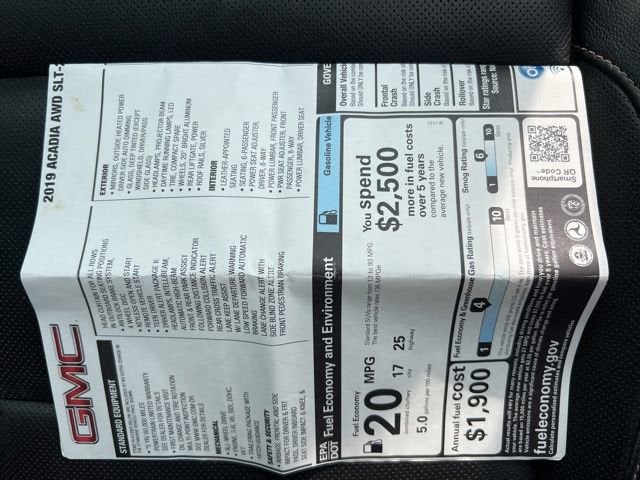 2019 GMC Acadia SLT