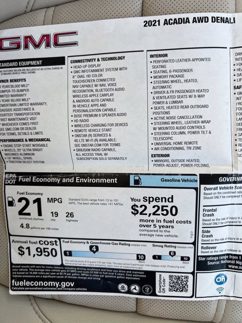2021 GMC Acadia Denali