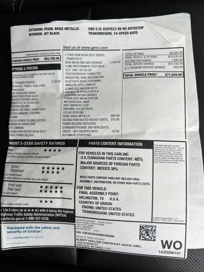 2021 GMC Yukon XL SLT