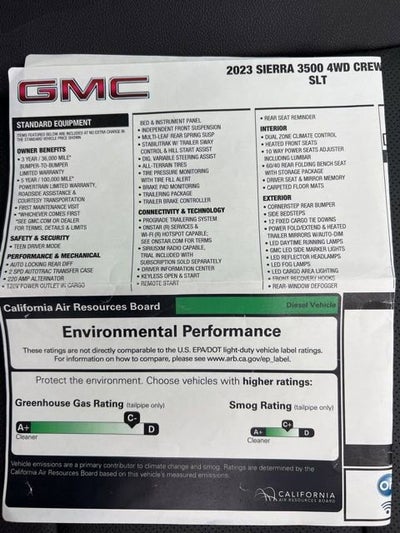 2023 GMC Sierra 3500 HD SLT