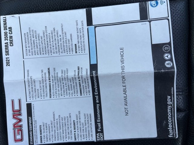 2021 GMC Sierra 3500 HD Denali