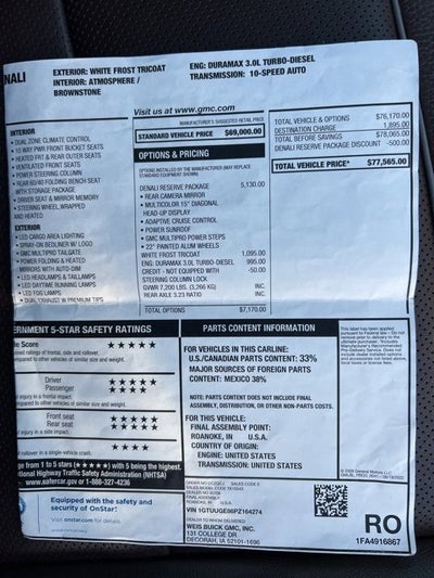 2023 GMC Sierra 1500 Denali