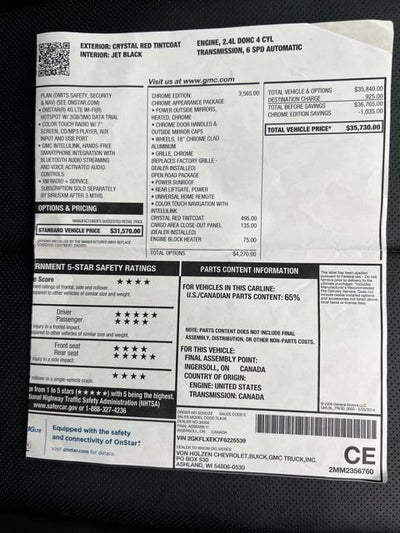 2015 GMC Terrain SLT