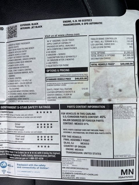 2016 Chevrolet Silverado 1500 LTZ