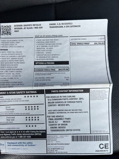 2017 Chevrolet Silverado 1500 High Country