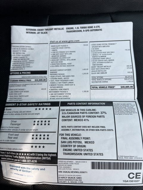 2019 GMC Terrain SLT