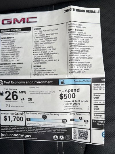 2023 GMC Terrain Denali