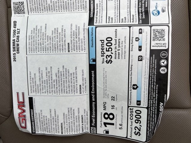 2015 GMC Sierra 1500 SLT