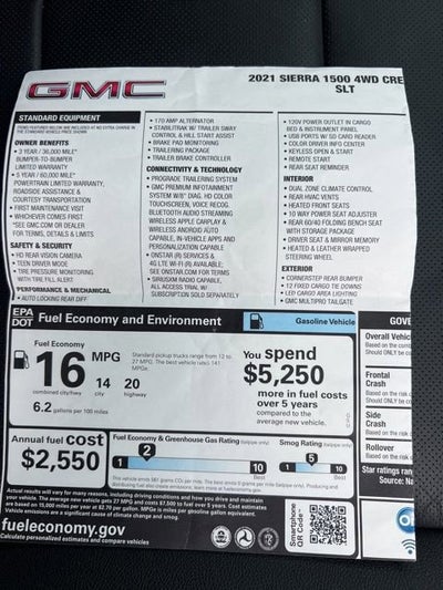 2021 GMC Sierra 1500 SLT