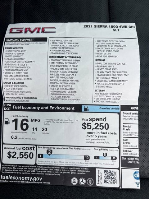 2021 GMC Sierra 1500 SLT