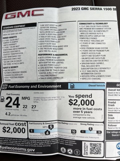 2023 GMC Sierra 1500 Denali