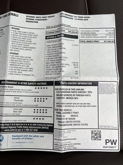 2023 GMC Sierra 1500 Denali