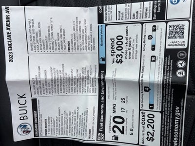 2023 Buick Enclave Avenir