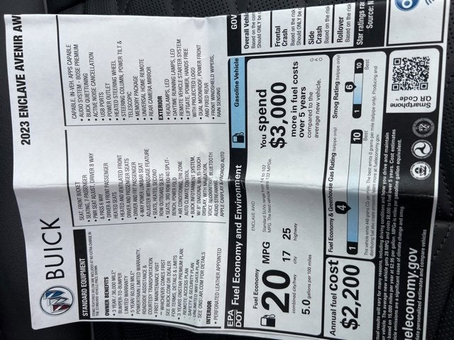 2023 Buick Enclave Avenir